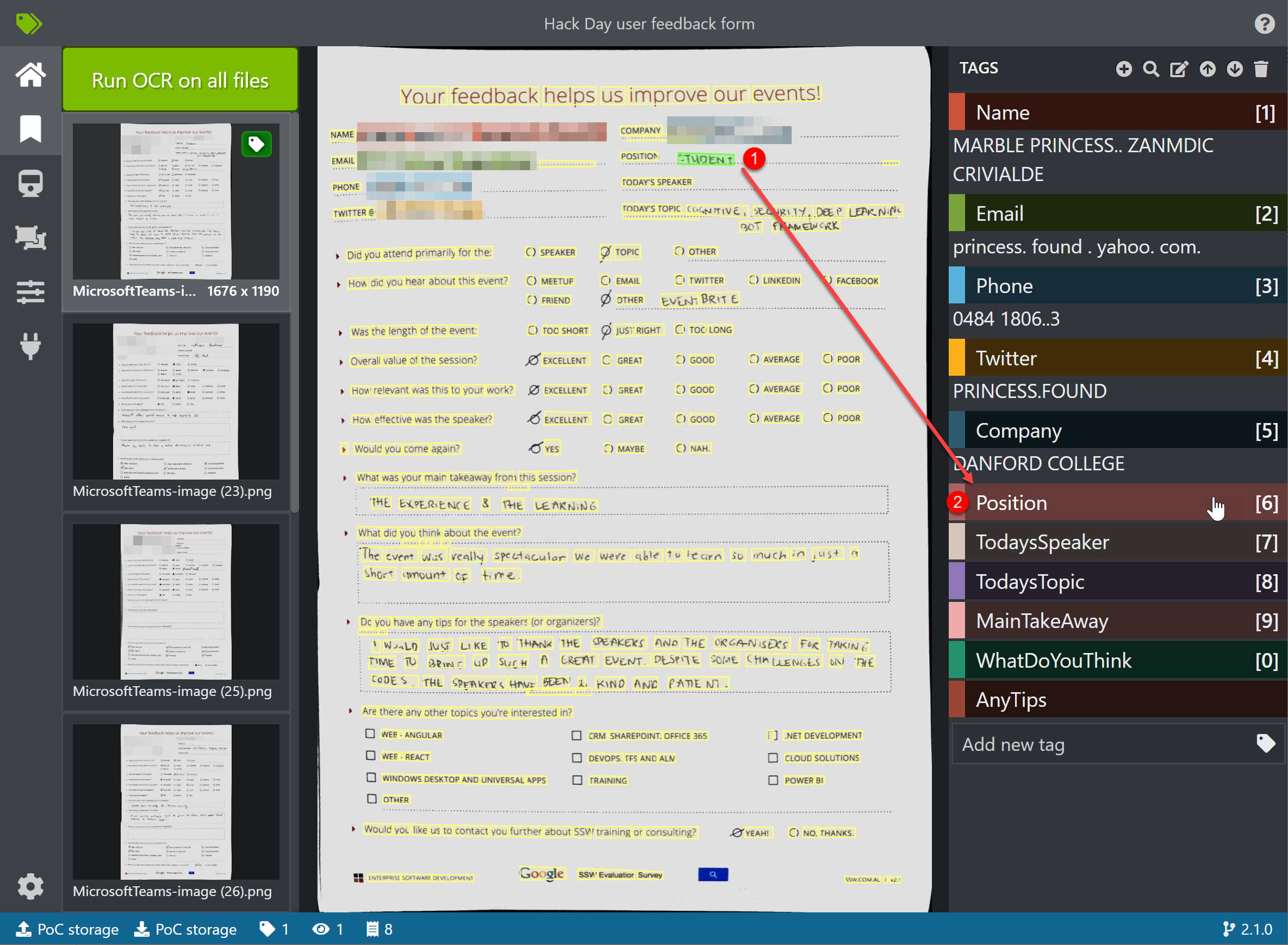 form-recognizer-tool-tag-text